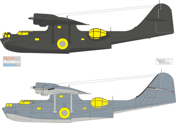 EDUEX1182 1:48 Eduard Mask - PBY-5A Catalina TFACE (EDU/REV kit)
