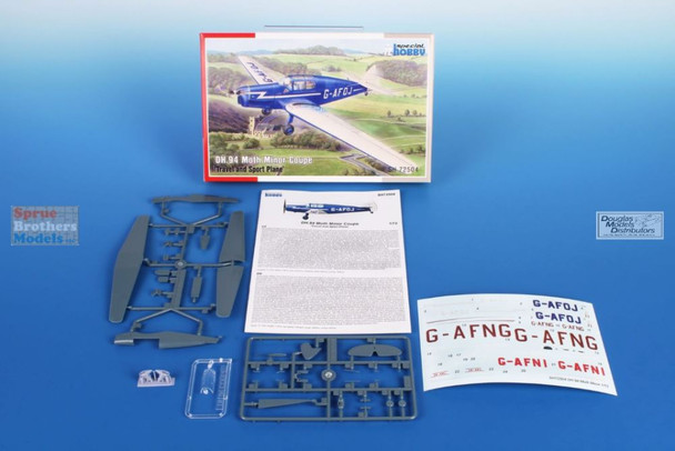 SPH72504 1:72 Special Hobby Mirage DH.94 Moth Minor Coupe 'Travel and Sport Plane'