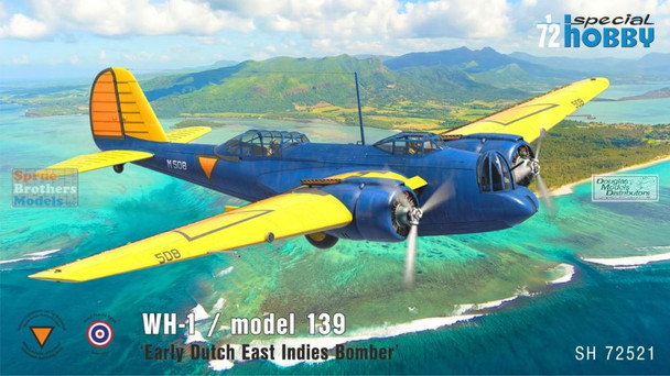 SPH72521 1:72 Special Hobby WH-1 Model 139 'Early Dutch East Indies Bomber'