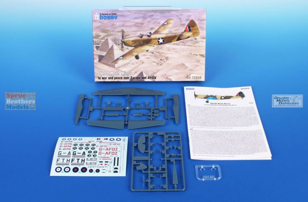 SPH72538 1:72 Special Hobby DH.94 Moth Minor 'In War and Peace over Europe and Africa'