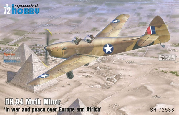 SPH72538 1:72 Special Hobby DH.94 Moth Minor 'In War and Peace over Europe and Africa'