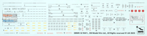 DBM32001 1:32 DBMK DH.103 Hornet F.Mk.3