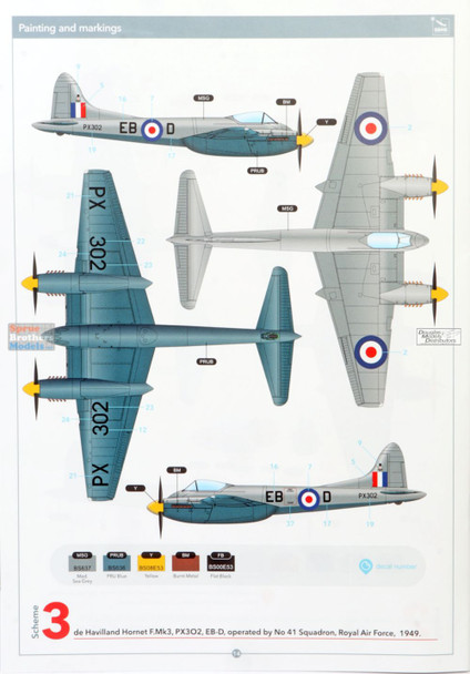 DBM32001 1:32 DBMK DH.103 Hornet F.Mk.3