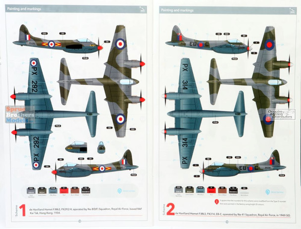 DBM32001 1:32 DBMK DH.103 Hornet F.Mk.3