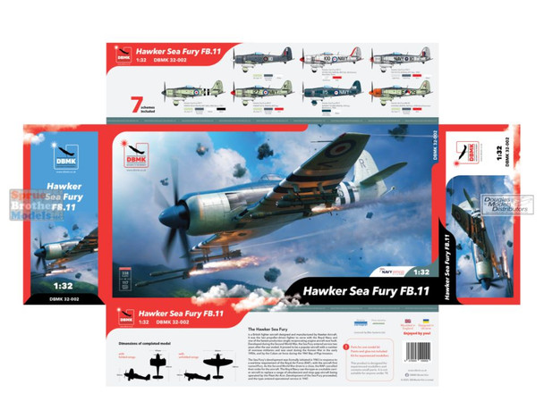 DBM32002 1:32 DBMK Hawker Sea Fury FB.11