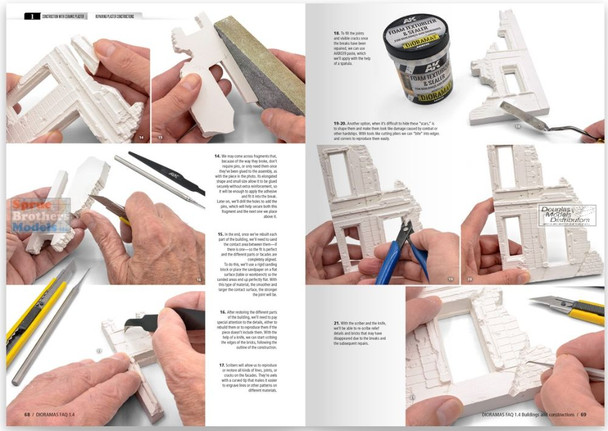 AKI008500 AK Interactive -  FAQ Dioramas 1.4 Extension: Buildings and Constructions