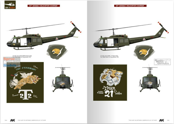 AKI130037 AK Interactive - The Huey in Vietnam: America's UH-1 at War