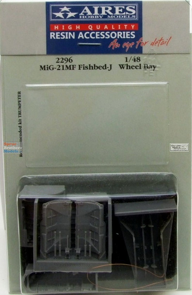 ARS2296 1:32 Aires MiG-21MF Fishbed-J Wheel Bay Set (TRP kit)
