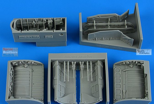 ARS2296 1:32 Aires MiG-21MF Fishbed-J Wheel Bay Set (TRP kit)