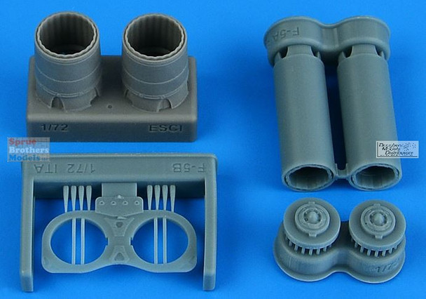 ARS7402 1:72 Aires F-5B Freedom Fighter Exhaust Nozzles (ITA/REV kit)