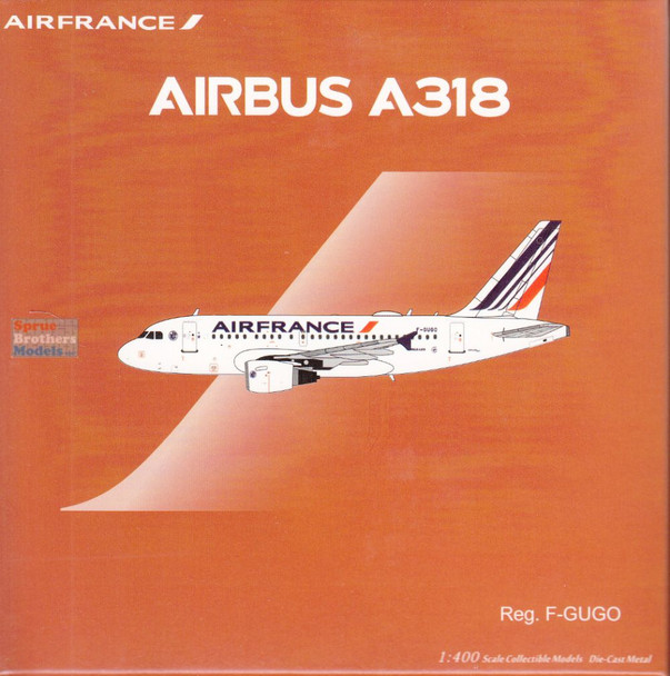 NGM48023 1:400 NG Model Air France Airbus A318-100 Reg #F-GUGO (pre-painted/pre-built)