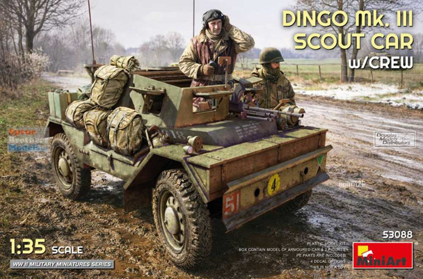 MIA53088 1:35 Miniart Dingo Mk.III Scout Car with Crew