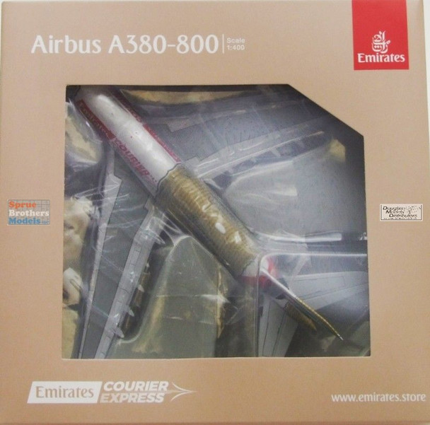 GEMGJ2384 1:400 Gemini Jets Emirates Airbus A380 Reg #A6-EET 'Courier Express' (pre-painted/pre-built)