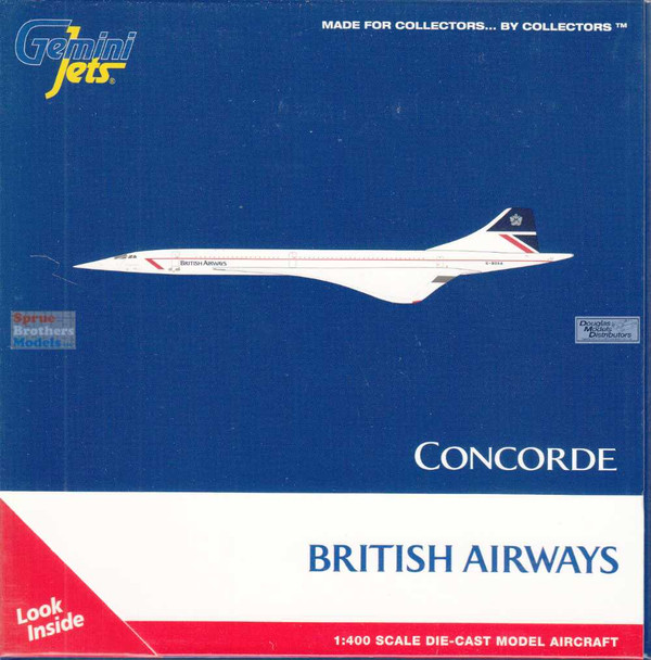 GEMGJ2390 1:400 Gemini Jets British Airways Concorde Reg #G-BOAA (pre-painted/pre-built)
