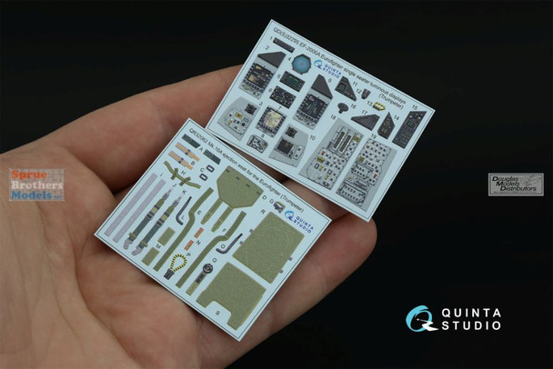 QTSQD32295 1:32 Quinta Studio 3D Decal - EF-2000 EF-2000A Eurofighter Typhoon with Powered Up Displays (TRP kit)