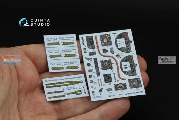 QTSQD48701 1:48 Quinta Studio 3D Decal - HP.52 Hampden (ICM kit)