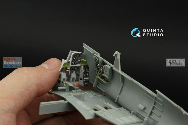 QTSQD48703 1:48 Quinta Studio 3D Decal - SBD Dauntless Family Pilot's Cockpit (ACA/ACM kit)