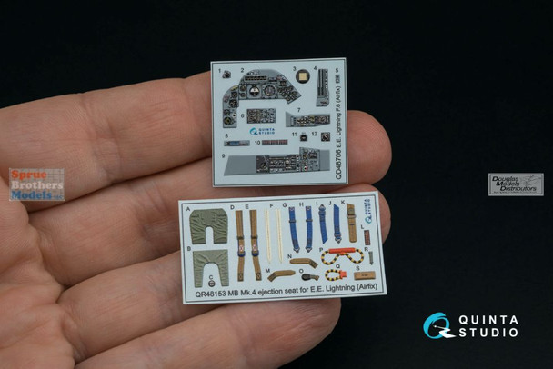 QTSQD48706 1:48 Quinta Studio 3D Decal - EE Lightning F.6 (AFX kit)