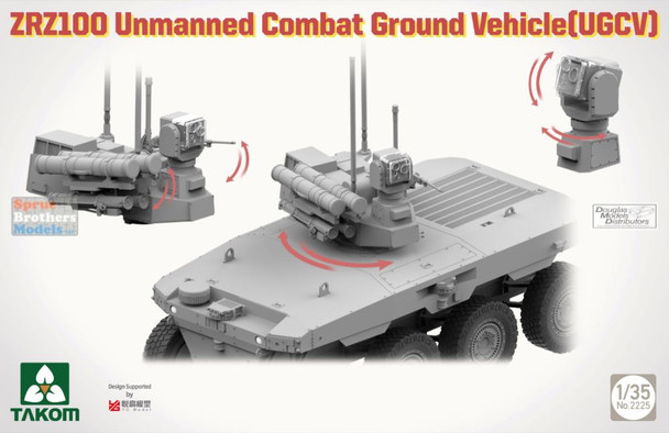 TAK02225 1:35 Takom ZRZ100 Unmanned Combat Ground Vehicle (UGCV)