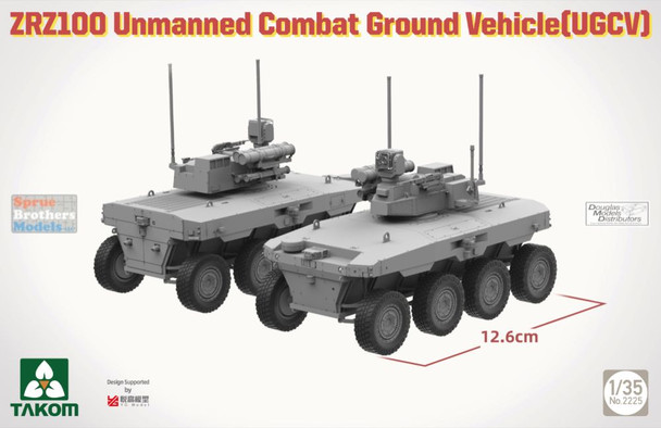 TAK02225 1:35 Takom ZRZ100 Unmanned Combat Ground Vehicle (UGCV)
