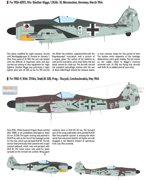 EDU11199 1:48 Eduard Fw190A-8 Fw190D-9 'Wilde Sau' Episode Three: Until the Fall of the Empire [Limited Edition]