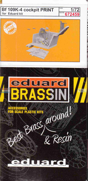 EDU672459 1:72 Eduard Brassin Bf109K-4 Cockpit (EDU kit)
