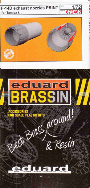 EDU672462 1:72 Eduard Brassin F-14D Tomcat Exhaust Nozzles (TAM kit)