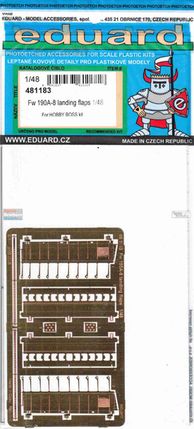 EDU481183 1:48 Eduard PE - Fw190A-8 Landing Flaps (HBS kit)