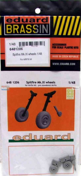 EDU6481206 1:48 Eduard Brassin - Spitfire Mk.IX Wheels (AFX kit)