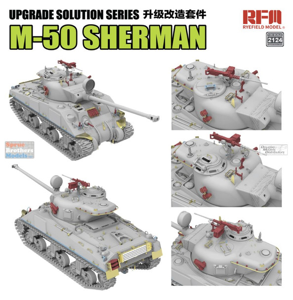 RFMRM2124 1:35 Rye Field Model M-50 Sherman Upgrade Set (RFM kit)
