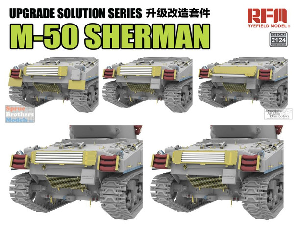 RFMRM2124 1:35 Rye Field Model M-50 Sherman Upgrade Set (RFM kit)