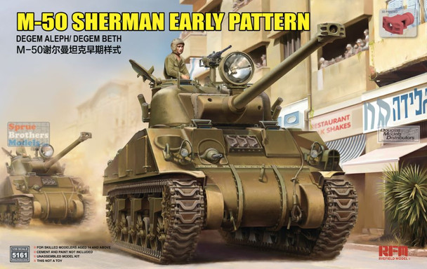 RFMRM5161 1:35 Rye Field Model M-50 Sherman Early Pattern