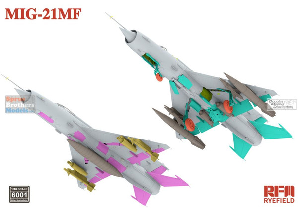 RFMRM6001 1:48 Rye Field Model MiG-21MF Fishbed