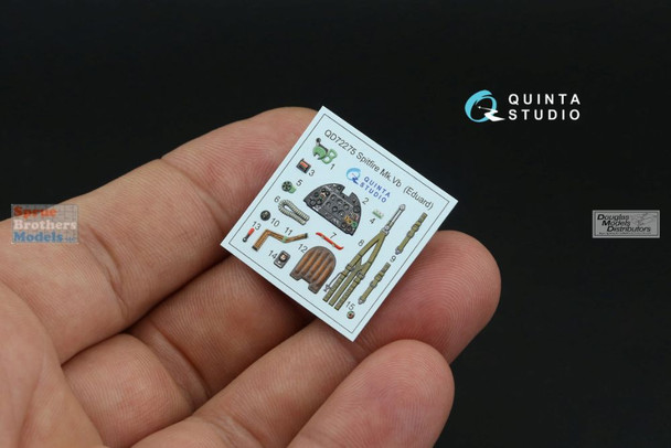 QTSQD72275 1:72 Quinta Studio 3D Decal - Spitfire Mk.Vb (EDU kit)