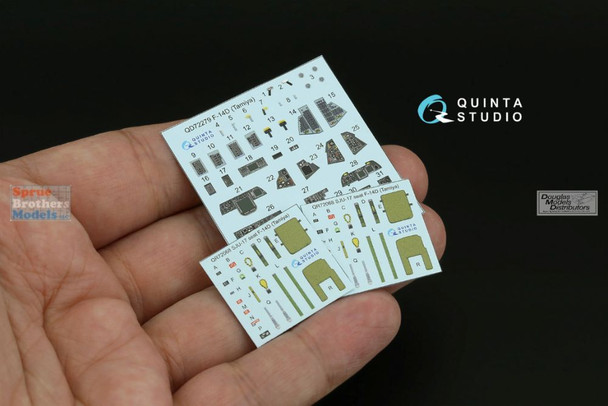 QTSQD72279 1:72 Quinta Studio 3D Decal - F-14D Tomcat (TAM kit)