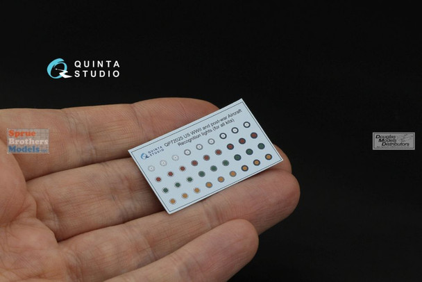 QTSQP72025 1:72 Quinta Studio - US Aircraft Recognition Lights (WW2 & Post War)