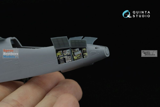 QTSQP72029R 1:72 Quinta Studio - Su-25 Frogfoot Nose Avionics Bays (ZVE kit)