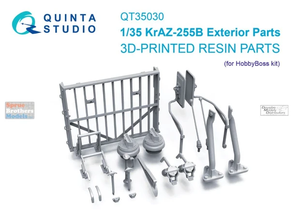 QTSQT35030 1:35 Quinta Studio KrAZ-255B Exterior Parts (HBS kit)