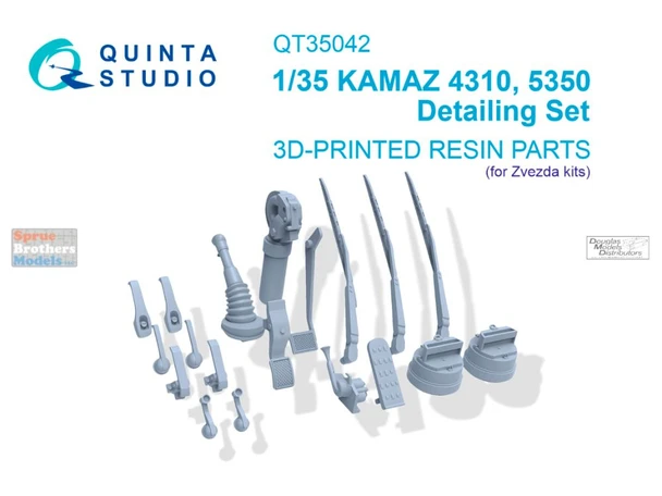 QTSQT35042 1:35 Quinta Studio KAMAZ 4310 / 5350 Detailing Set (ZVE kit)