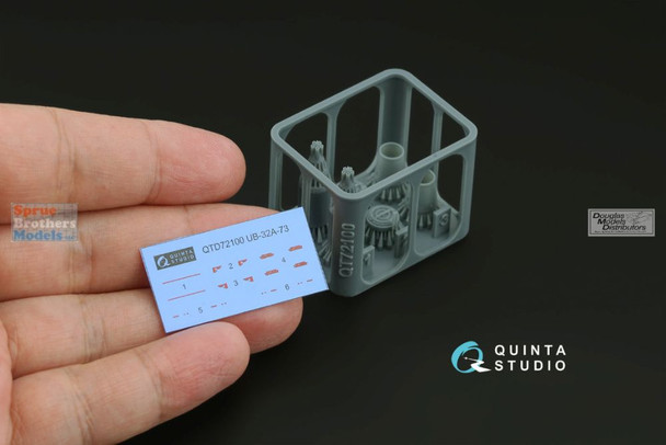 QTSQT72100 1:72 Quinta Studio UB-32A-73 Rocket Pod Set