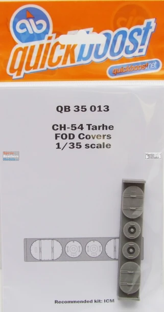 QBT35013 1:35 Quickboost CH-54 Tarhe FOD Covers (ICM kit)