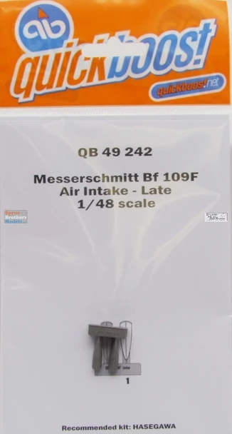 QBT49242 1:48 Quickboost Bf109F Air Intake Late (HAS kit)
