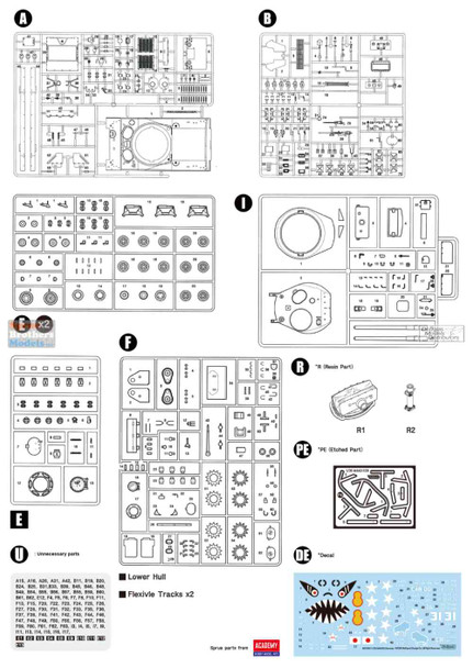 WPD13001 1:35 Wolfpack M4A3E8 Sherman 'Easy Eight'