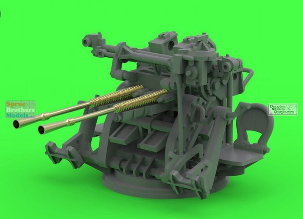 MASSM200012 1:200 Master Model IJN Type 96 25mm Twin Mount Late with Le Prieur Sights (x4)