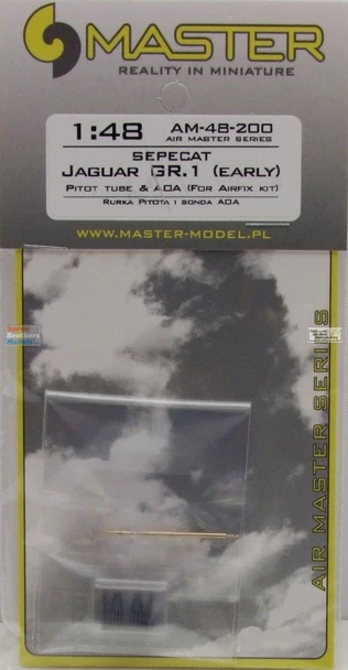 MASAM48200 1:48 Master Model - Jaguar GR.1 Early Pitot Tube & AOA Probe Set (AFX kit)