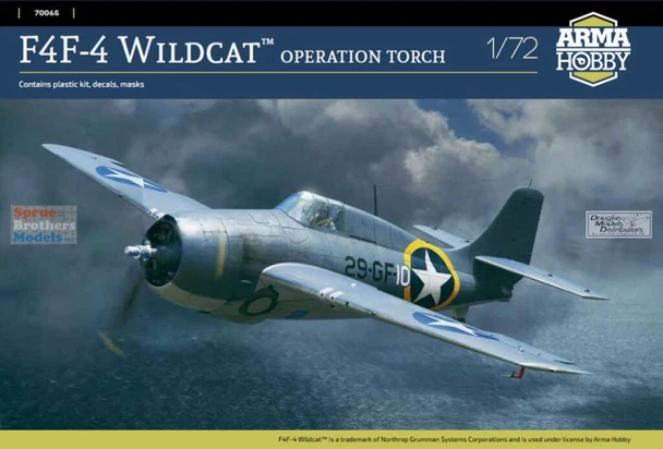 ARM70065 1:72 Arma Hobby F4F-4 Wildcat 'Operation Torch'
