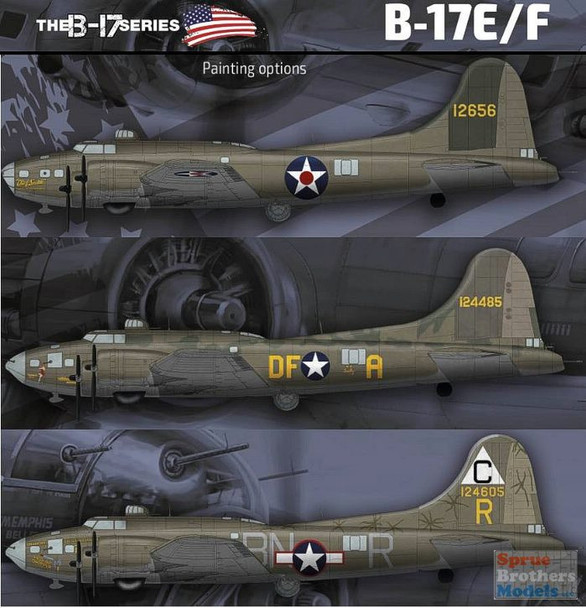 ONEHKM01E05 1:32 HK Models B-17E B-17F Flying Fortress (BOX DAMAGE)