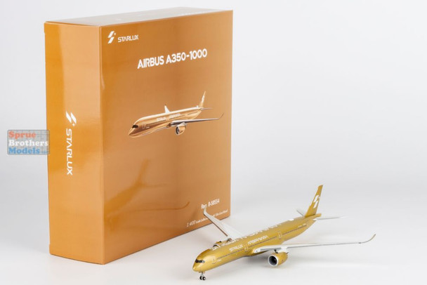 NGM57048 1:400 NG Model Starlux Airlines Airbus A350-1000 Reg #B-58554 Airsorayama Gold (pre-painted/pre-built)
