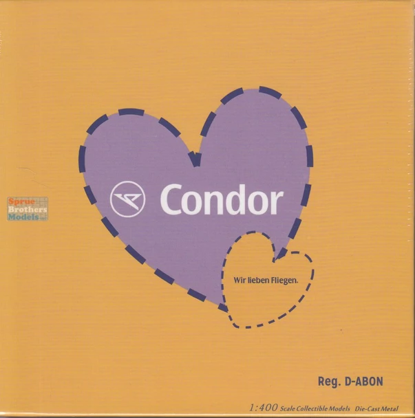 NGM45010 1:400 NG Model ULTIMATE Condor B757-300 Reg #D-ABON 50th Anniversary Colors (pre-painted/pre-built)