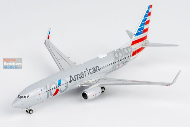 NGM58259 1:400 NG Model American Airlines B737-800 Reg #N840NN '100th Anniversary' (pre-painted/pre-built)